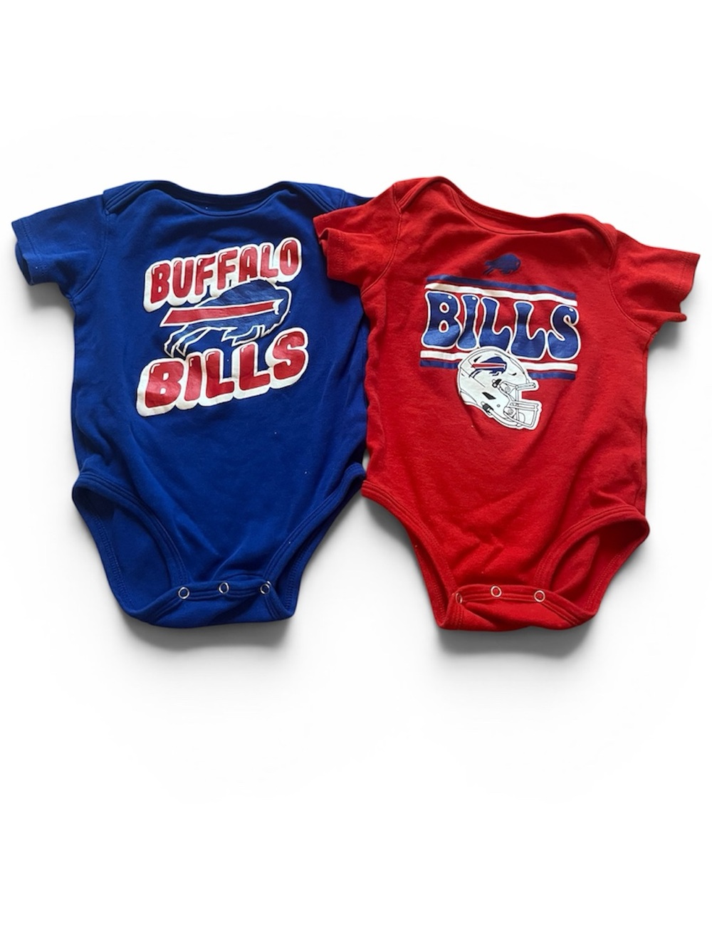 NFL Buffalo Bills Onesie Bodysuits 18 Months Red Blue